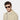 man wearing sunglasses cord eco spotted havana tobacco sustainable tbd eyewear made in Italy