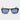 sunglasses leaf eco black blue handcrafted in Italy