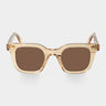 Mastro Eco sunglasses by TBD Eyewear in Champagne acetate with tobacco lenses, handmade in Italy from fully sustainable materials