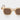 Sustainable and artisanal Mastro Eco sunglasses by TBD Eyewear, featuring a Champagne-toned frame and tobacco-colored lenses Made in Italy