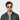 man wearing Cord White sunglasses with grey lenses by TBD Eyewear, crafted from sustainable materials, made in Italy