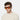 man wearing sunglasses tela eco black orange handcrafted in Italy by tbd eyewear