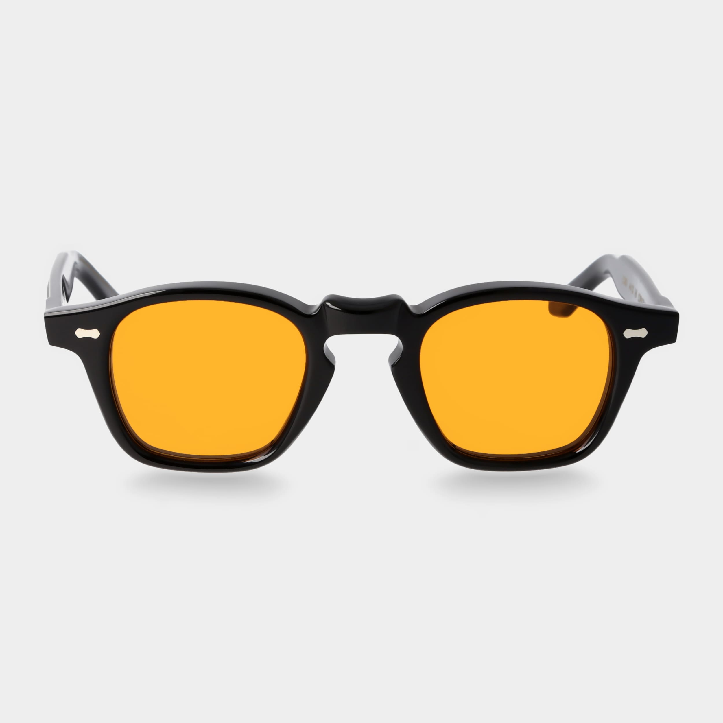 kachawoo Occhiali da sole polarizzati per donne uomini poligono TR90 montatura occhiali da sole retrò Eyewear UV400 protezione ombra, arancione con grigio, L kachawoo Occhiali da sole polarizzati per donne uomini poligono TR90 montatura occhiali da sole retrò Eyewear UV400 protezione ombra, arancione con grigio, L