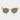 sunglasses cran honey bottle green tbd eyewear front made in Italy