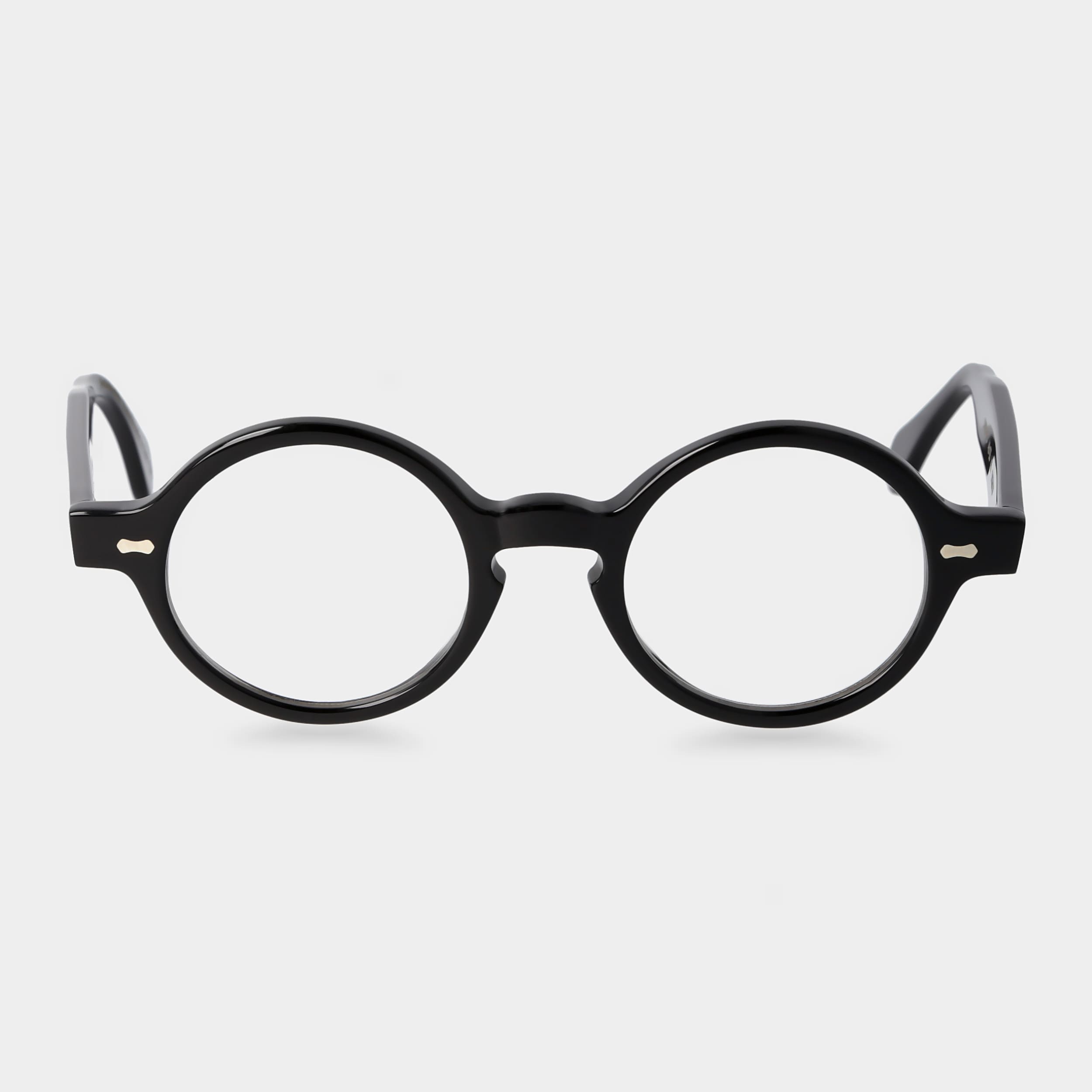 black round goggles TBD Eyewear Eyeglasses, Oxford Eco Black Optical