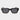 sunglasses silk eco black gradient grey sustainable tbd eyewear front handcrafted in Italy