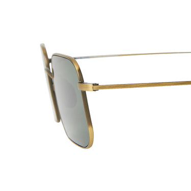 sunglasses flare bronze bottle green handcrafted in Italy with sustainable materials