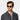 A man wearing sunglasses cran eco spotted havana tobacco handcrafted in Italy Tbd Eyewear