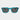 Dart teal grey sustainable tbd eyewear front