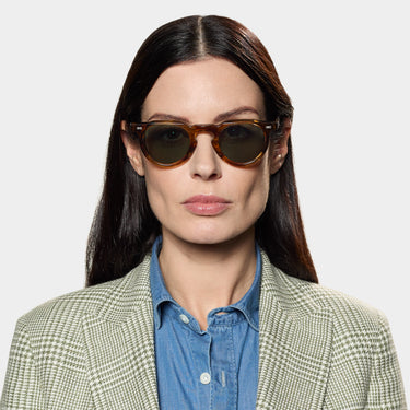 Earth bio sunglasses with bottle green lenses: Hem Earth Bio