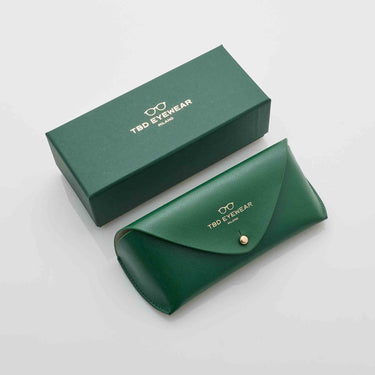 小物 TBD EYEWEAR HANDMADE IN ITALY Eco spotted havana sunglasses with mirror green lenses: Hem Eco