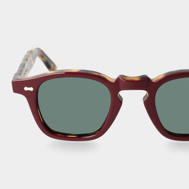 sunglasses cord plum bottle green handcrafted in Italy with sustainable materials