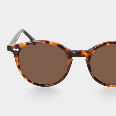 sunglasses cran eco spotted havana tobacco handcrafted in Italy with sustainable materials