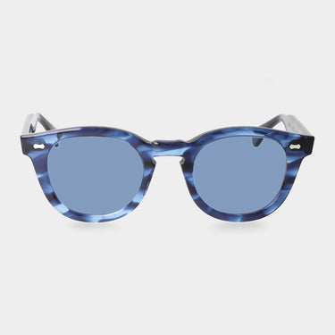 sunglasses donegal ocean blue sustainable tbd eyewear front handcrafted in Italy