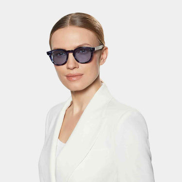 sunglasses donegal ocean blue handcrafted in Italy with sustainable materials
