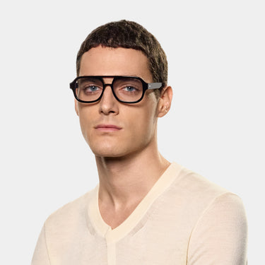 eyeglasses gianni eco black optical made in Italy