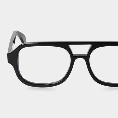 eyeglasses gianni eco black optical handcrafted in Italy with sustainable materials