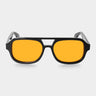TBD Eyewear sunglasses gianni eco black orange Italian design