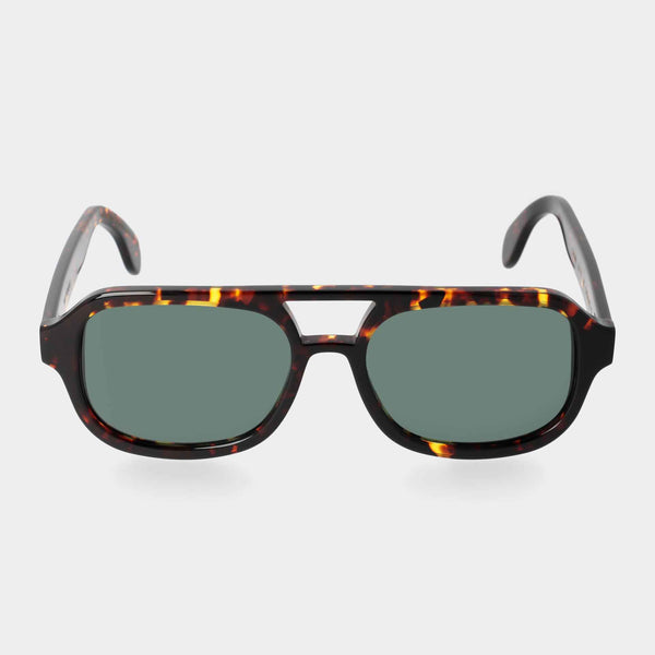 Gianni Eco Dark Havana | Bottle Green – TBD Eyewear