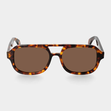TBD Eyewear sunglasses gianni eco spotted havana tobacco handcrafted in Italy with sustainable materials