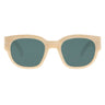 sunglasses gresy pearl ivory bottle green Italian design
