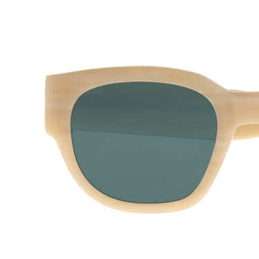 sunglasses gresy pearl ivory bottle green handcrafted in Italy 