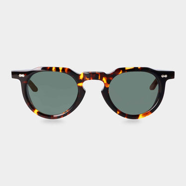 Eco bicolor sunglasses with bottle green lenses: Hem Eco Bicolor