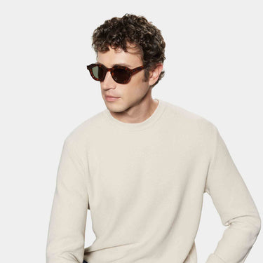 sunglasses juta eco spotted havana bottle green sustainable tbd eyewear man handcrafted in Italy
