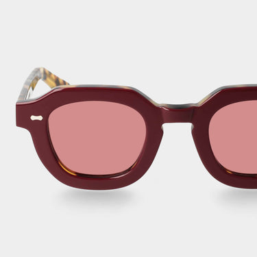 sunglasses juta plum red made in Italy