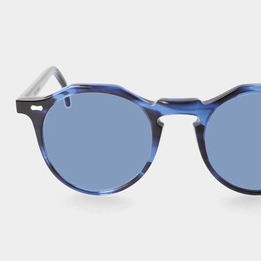Round total blue sunglasses: Lapel TBD Eyewear