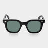 Mastro Eco Black sunglasses by TBD Eyewear with sustainable black frame and bottle green lenses