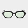 sunglasses oak eco black light green sustainable tbd eyewear front handcrafted in Italy