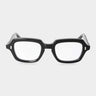 eyeglasses oak eco black optical sustainable tbd eyewear front handcrafted in Italy