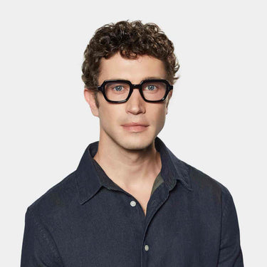 eyeglasses oak eco black optical Italian design
