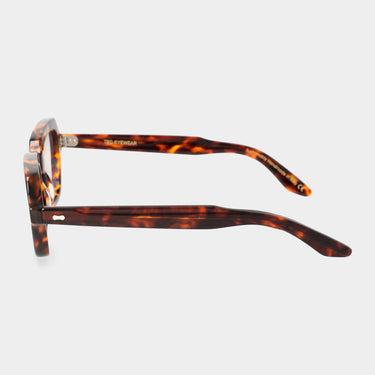 eyeglasses oak eco spotted havana optical sustainable tbd eyewear lateral handcrafted in Italy
