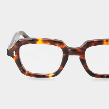 eyeglasses oak eco spotted havana optical sustainable tbd eyewear lens handcrafted in Italy