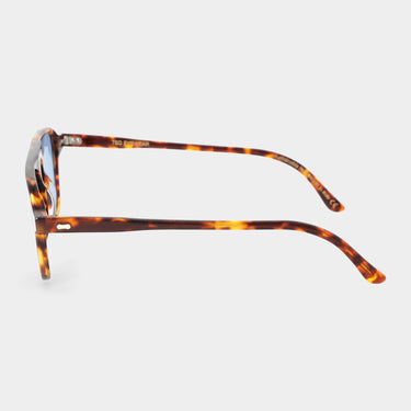 sunglasses panama eco spotted havana blue sustainable tbd eyewear lateral handcrafted in Italy