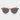 sunglasses pleat eco havana grey sustainable tbd eyewear front handcrafted in Italy
