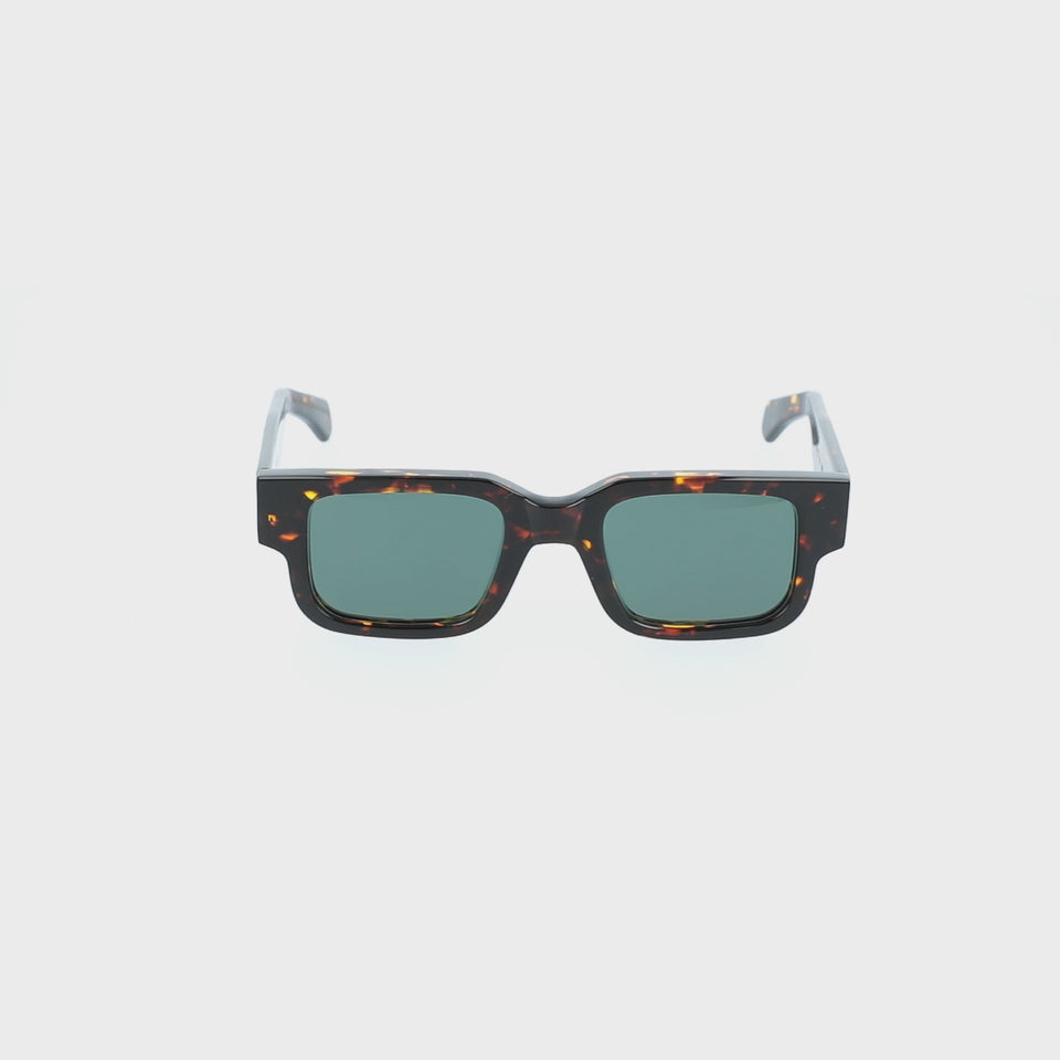 sunglasses silk eco dark havana bottle green made in Italy