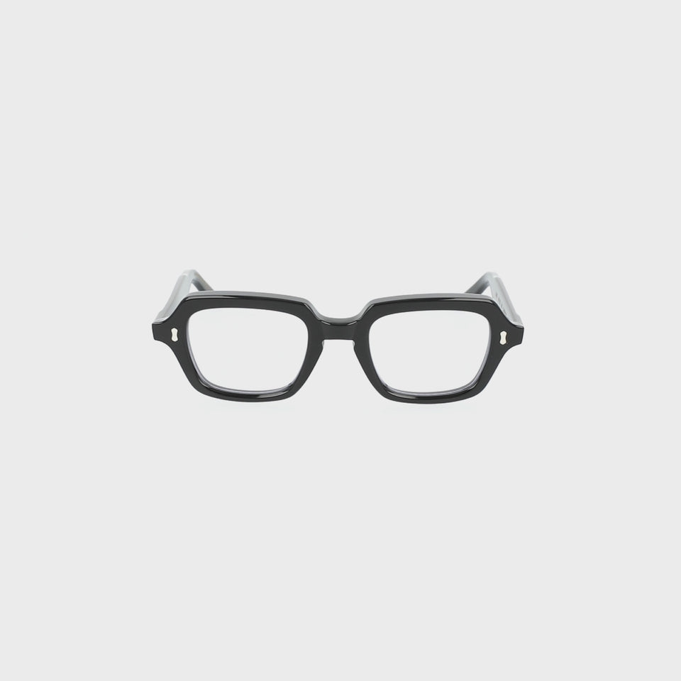 eyeglasses oak eco black optical made in Italy