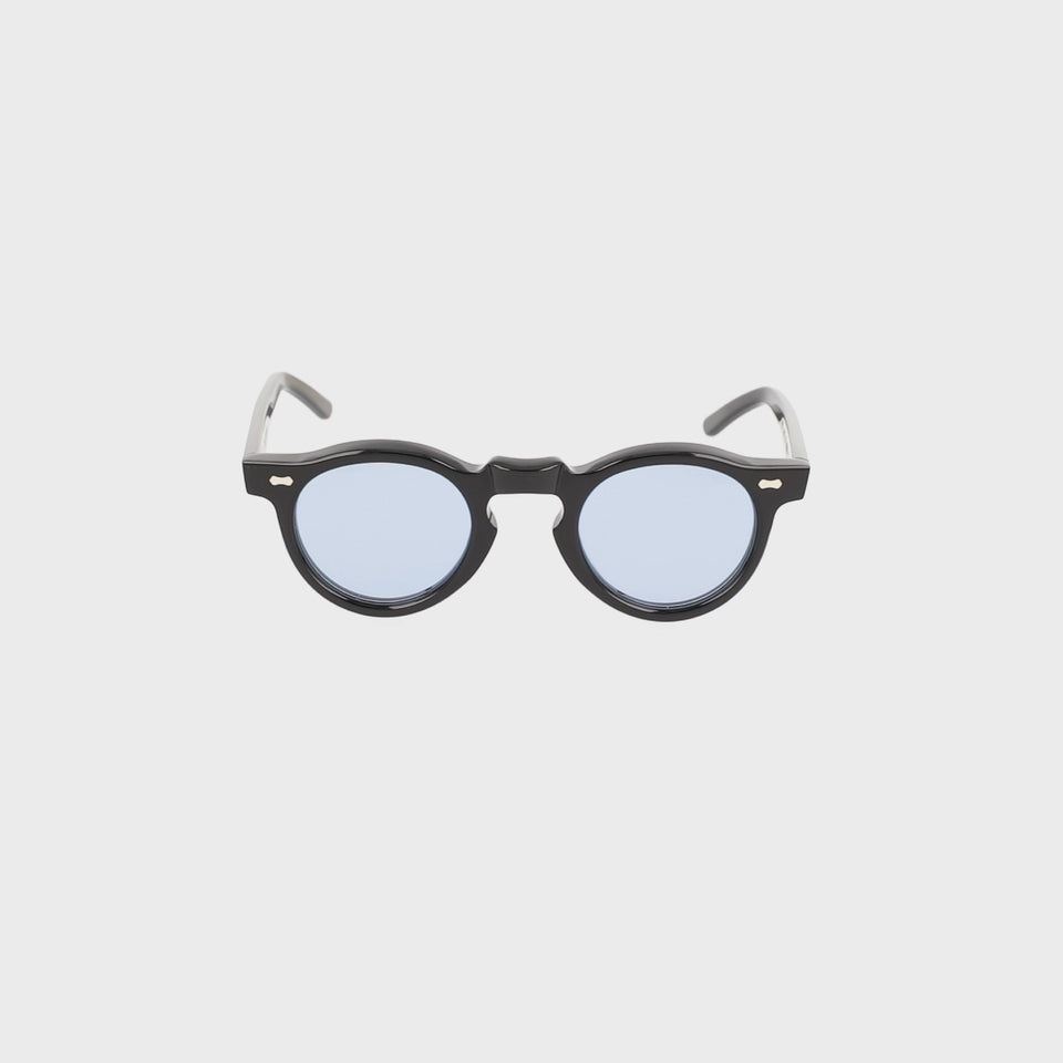 sunglasses welt black blue handcrafted in Italy 