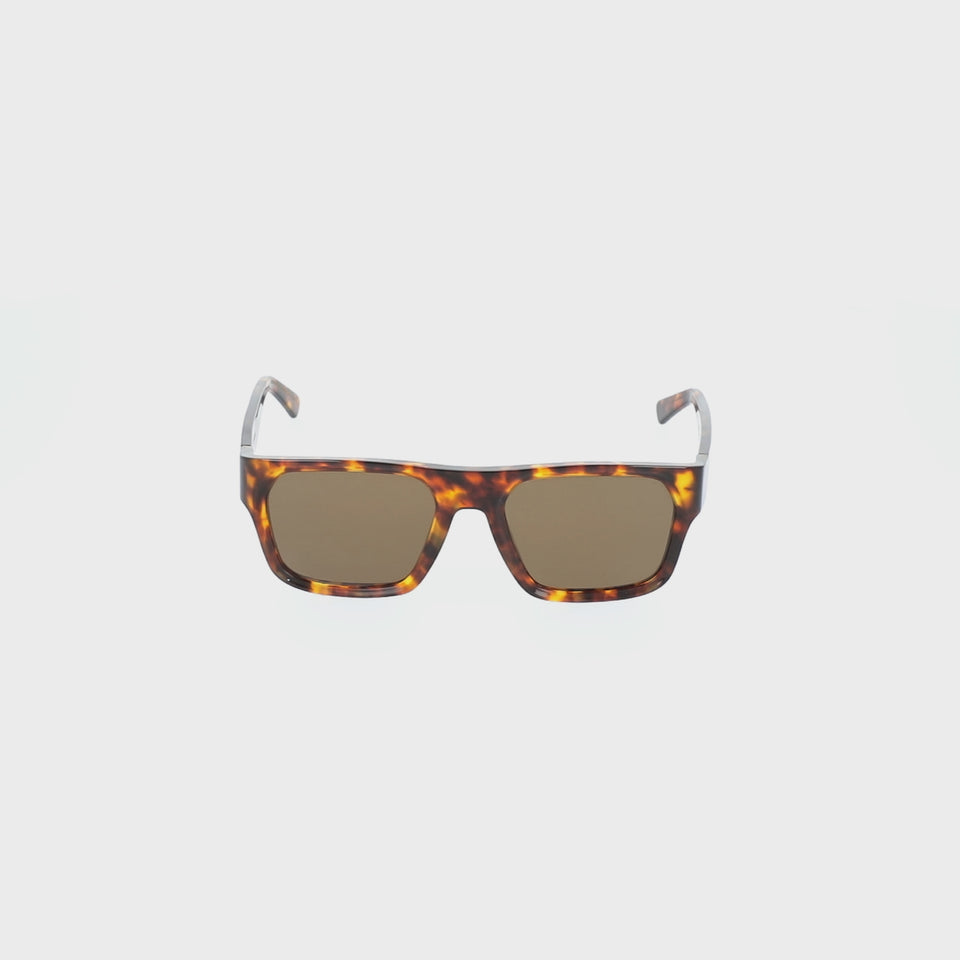 sunglasses elm eco spotted havana tobacco handcrafted in Italy with sustainable materials