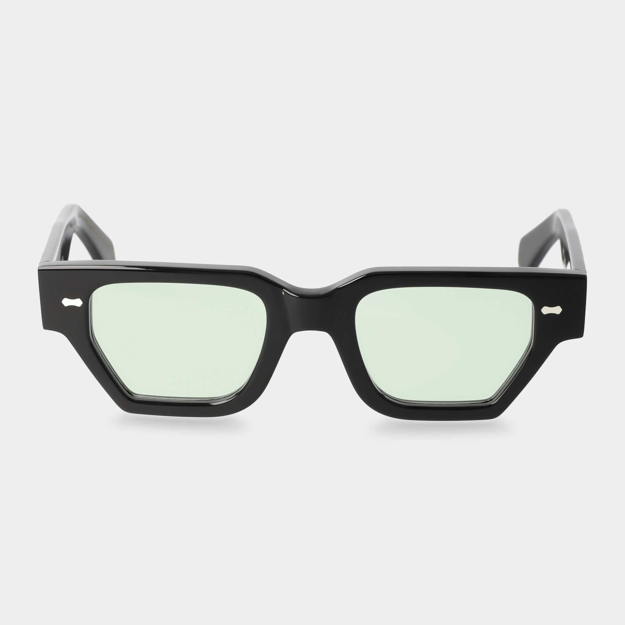sunglasses-raso-eco-black-light-green-sustainable-tbd-eyewear-front