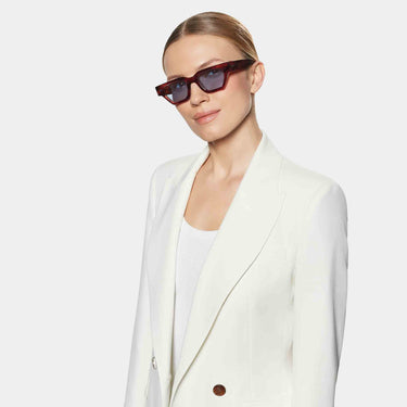 sunglasses raso eco havana blue sustainable tbd eyewear woman handcrafted in Italy