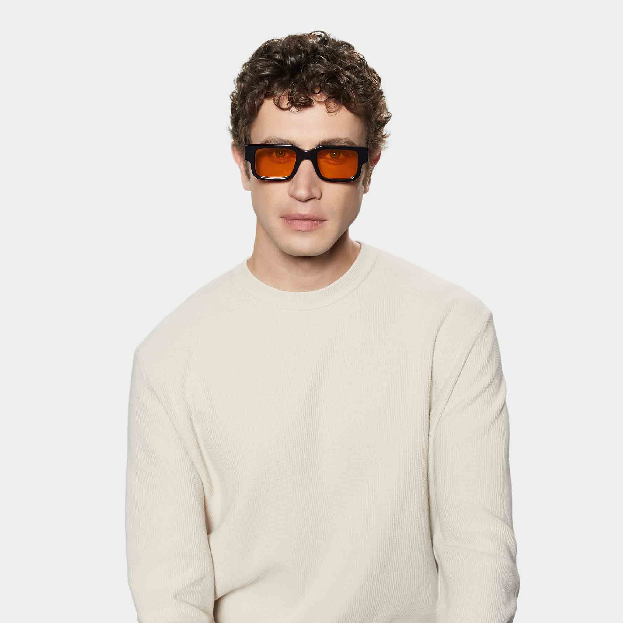 Silk Sunglasses rectangular frame with thick temples TBD Eyewear