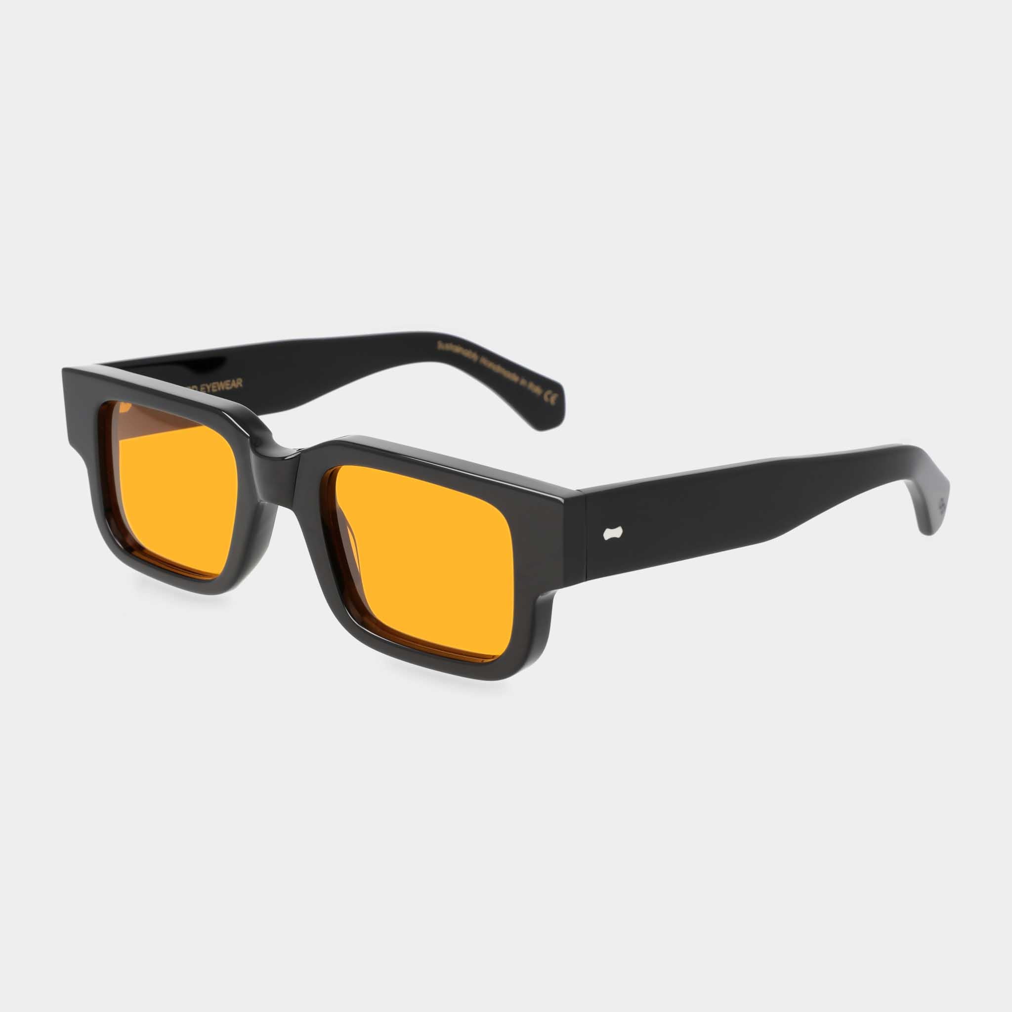 Custodia Per Occhiali 100% Blu Navy/arancione | Unisex Adulto, Protezione Rigida Per Occhiali Da Sole E Da Vista