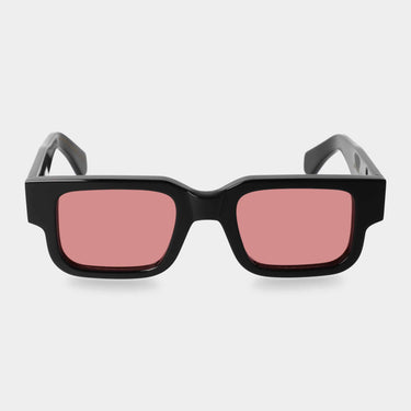 sunglasses silk eco black red handcrafted in Italy with sustainable materials