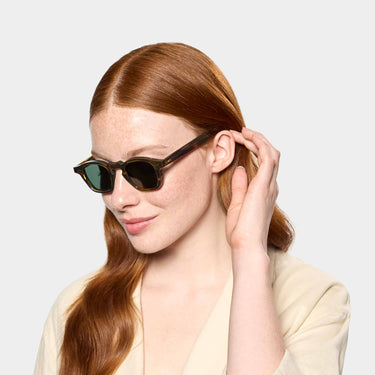 Analyzing image  sunglasses cord eco river bottle green sustainable lateral tbd eyewear woman handcrafted in Italy