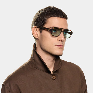 sunglasses gianni river light green Italian design