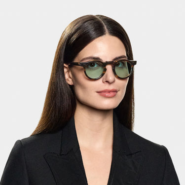 sunglasses welt river light green Italian design